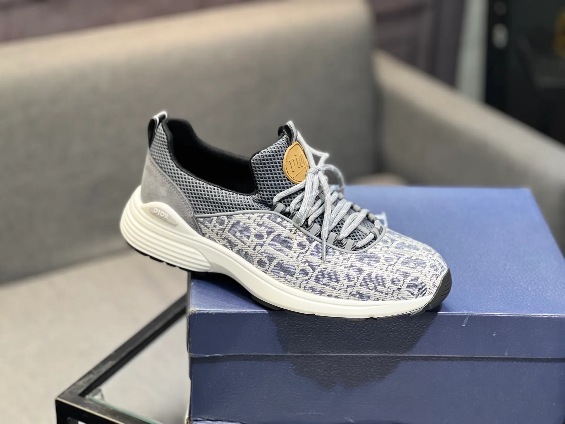 Men's shoes 💰400 [Dior] popular men's shoes, imported mesh splicing material, really inside. Original sole provided by the original factory, 38-45 (45 customized, non-refundable)
